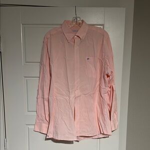Men's Large Southern Tide Pink Button-Down Shirt